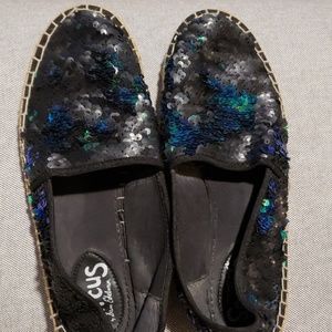Sam Edlemann sequin flats